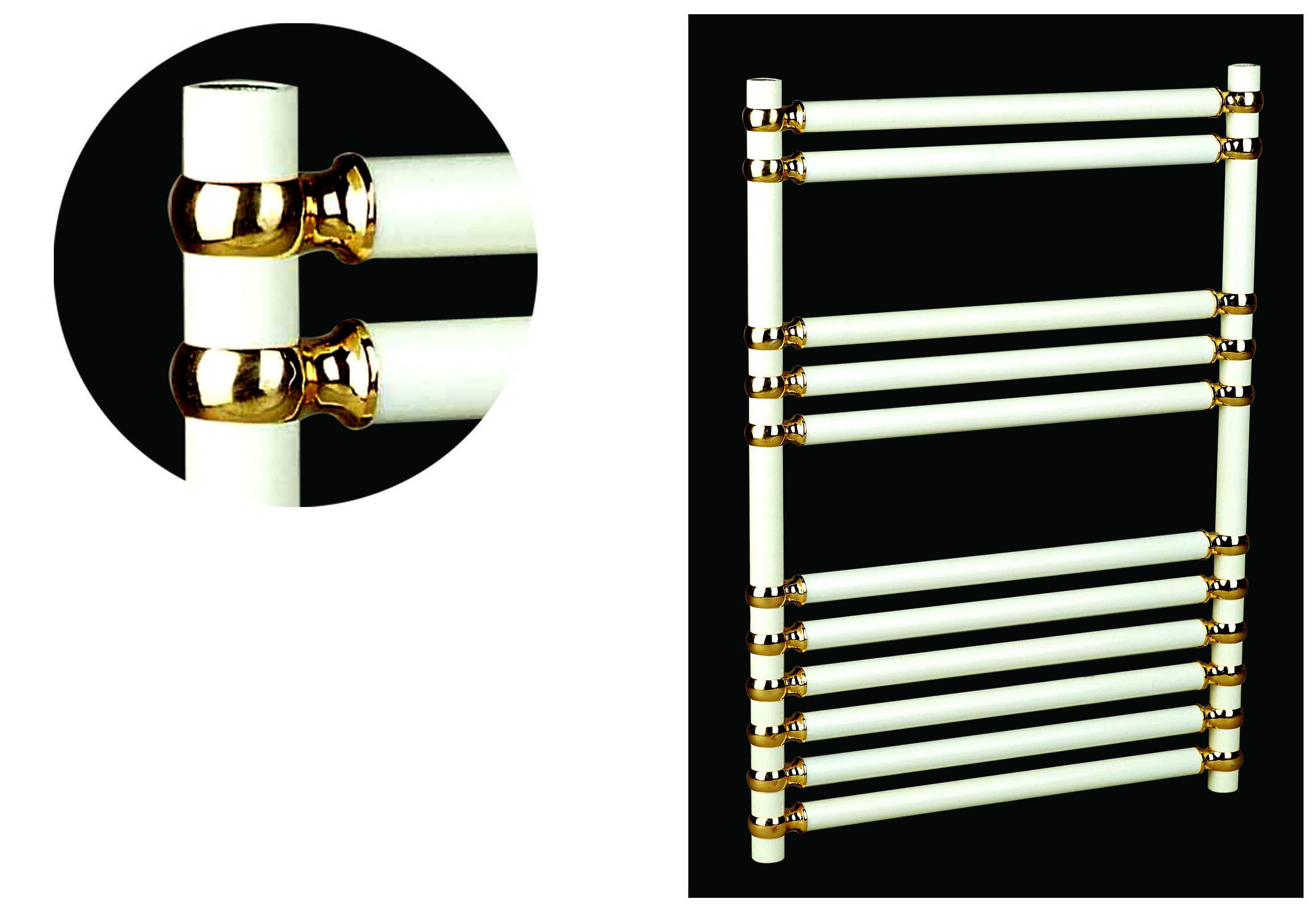 海珍圓柱鈦金套珍珠白